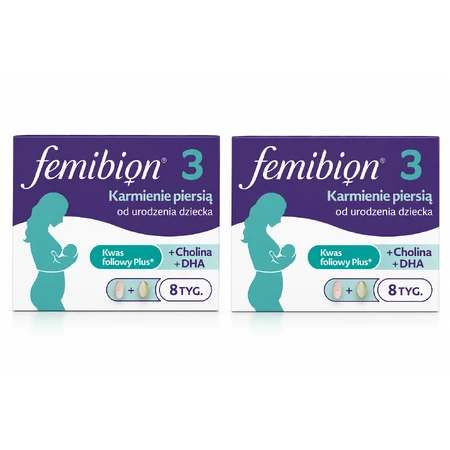 Femibion 3 para la lactancia, 2 x 56 comprimidos + 56 cápsulas, Procter & Gamble
