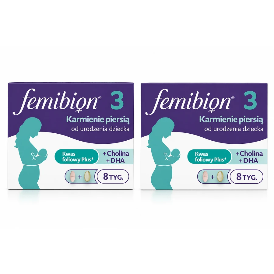 Femibion 3 para la lactancia, 2 x 56 comprimidos + 56 cápsulas, Procter & Gamble