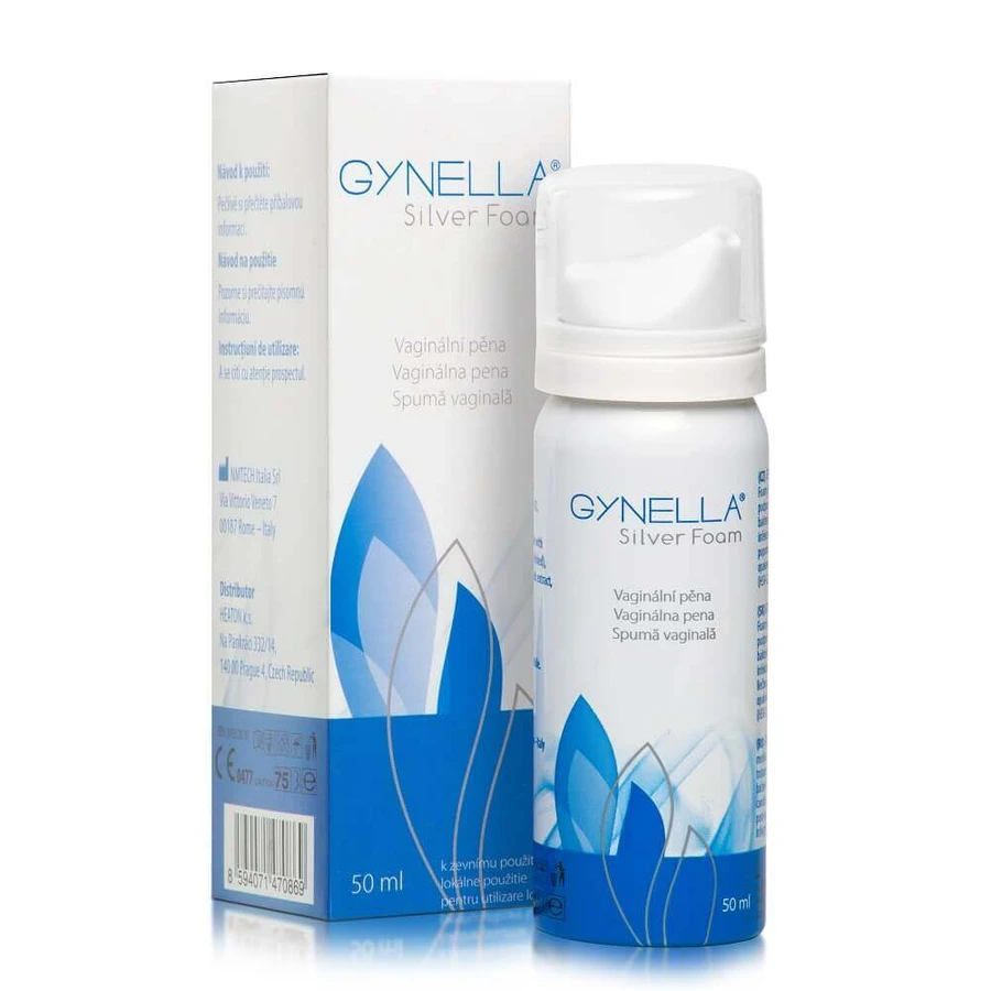Gynella Silver Foam Intimate Hygiene Foam, 3x50 ml, Heaton