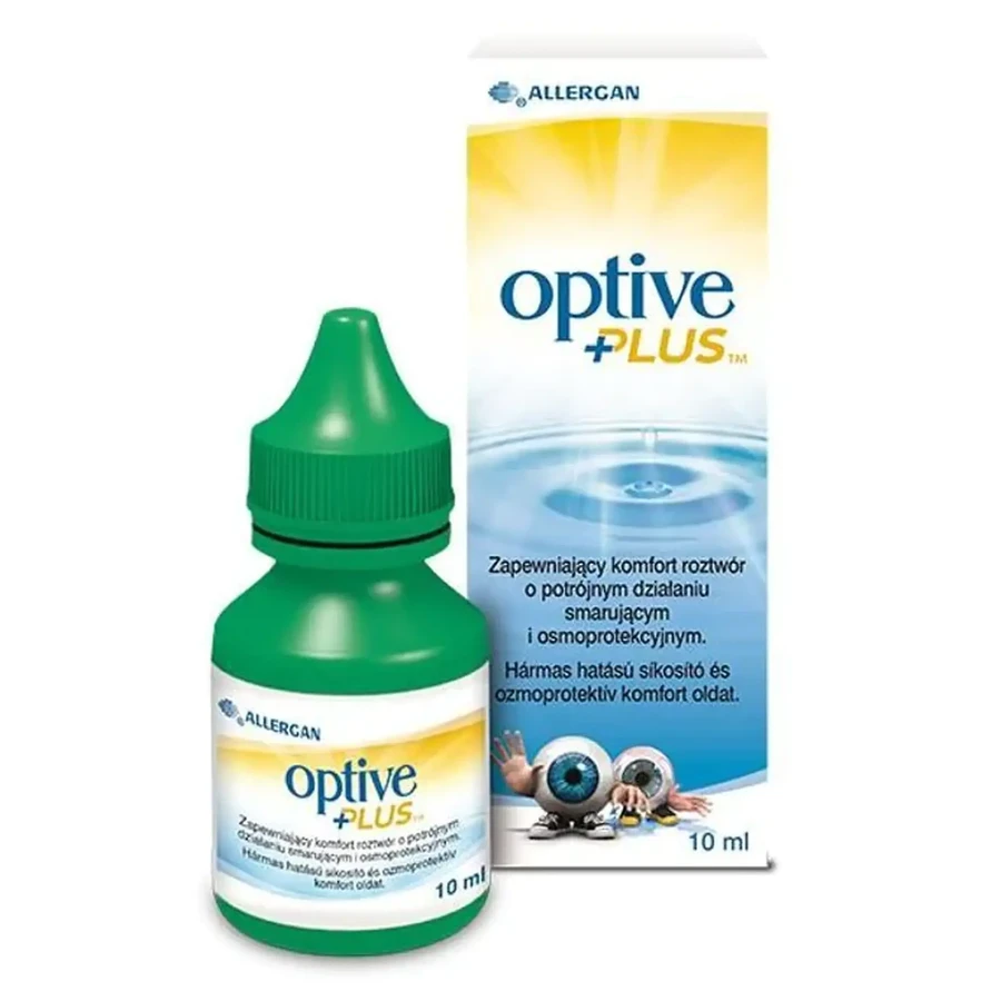 Optive Plus, 4 x 10 ml - gocce oculari, Allergan