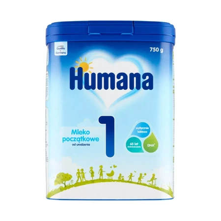 Humana 1, infant formula for newborns, 3x750 g