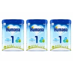 Humana 1, infant formula for newborns, 3x750 g