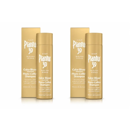 Plantur 39 Color Blonde Phyto-Caffeine Färbeshampoo, 2 x 250 ml, Dr. Kurt Wolff