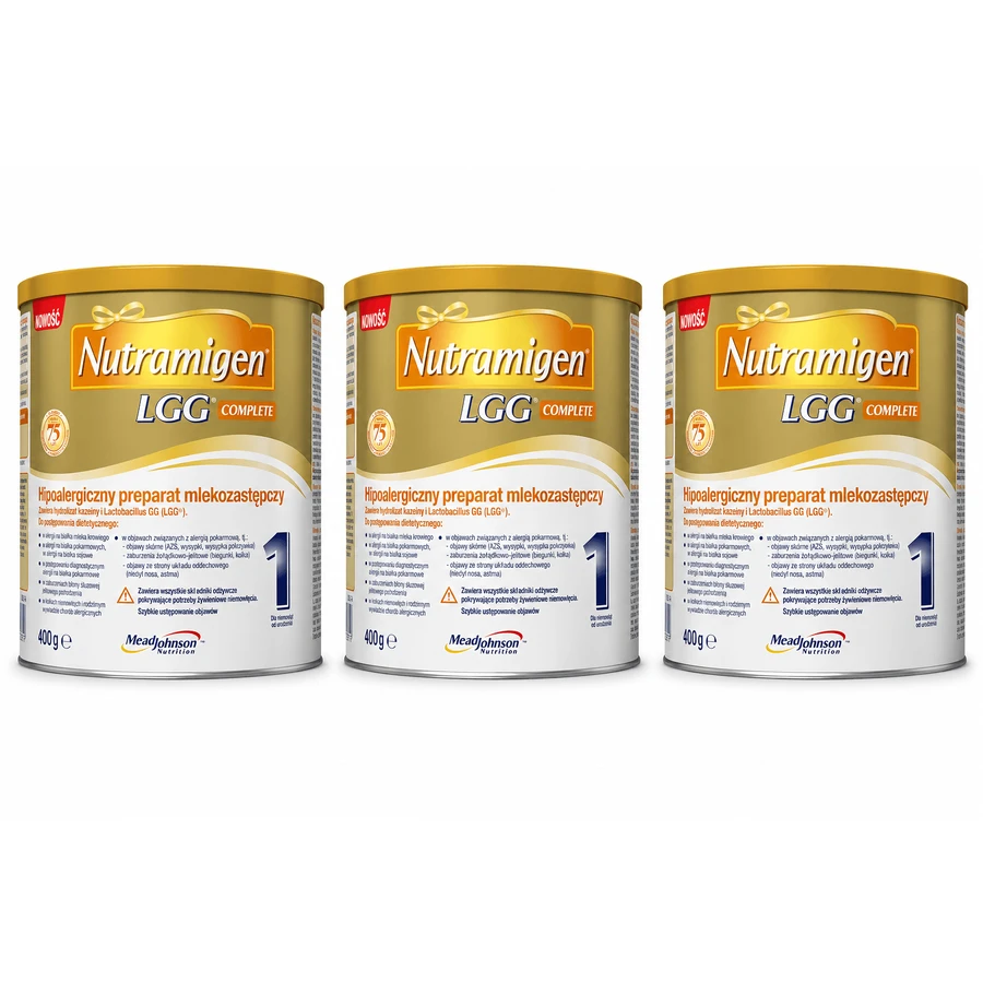 Nutramigen 1 LGG, 3 x 400 g, Mead Johnson