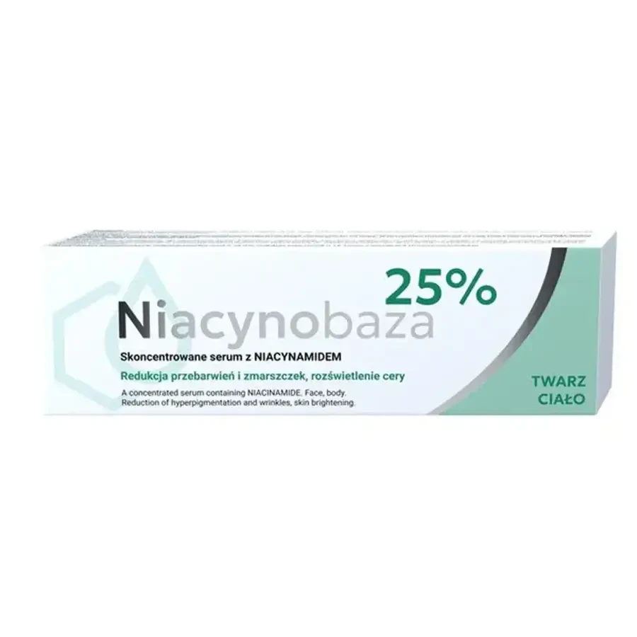 Niacynobaza 25% Niacinamideserum voor gezicht en lichaam, 3x30 g, Farmapol