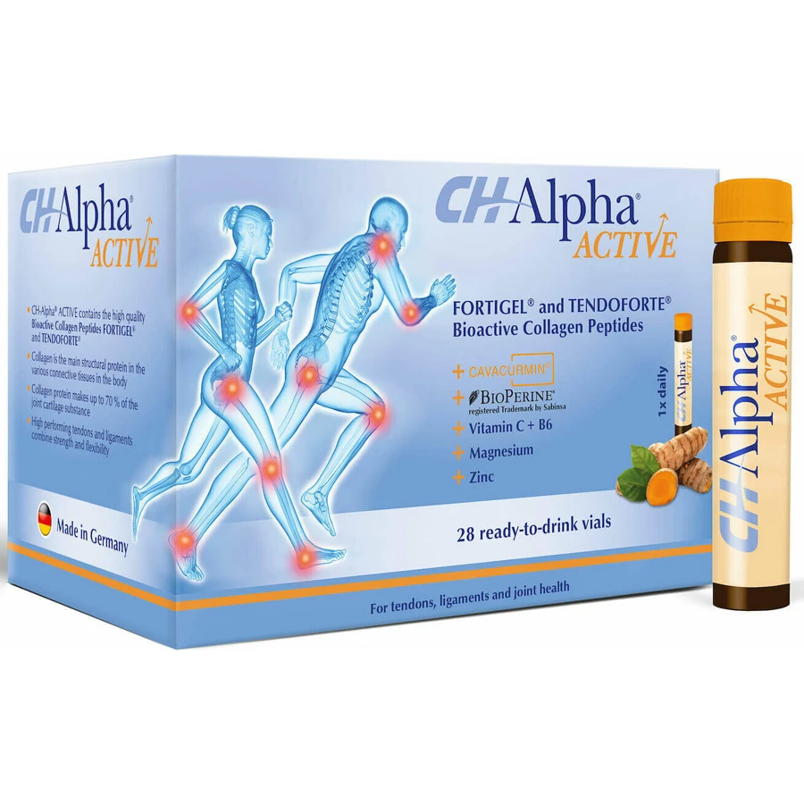 CH Alpha Active - 4-in-1 Collagen Formula, 2x28 oral vials, Gelita Health