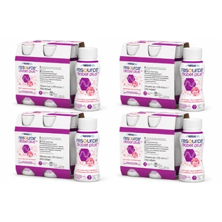 Resource Diabet Plus, Erdbeergeschmack, 16 x 200 ml