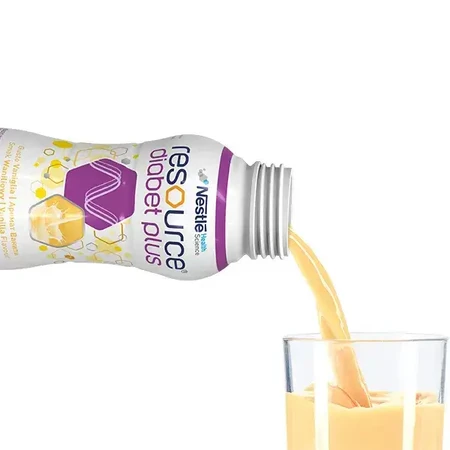 Resource Diabet Plus, Vanilla Flavor, 16 x 200 ml, Nestlé