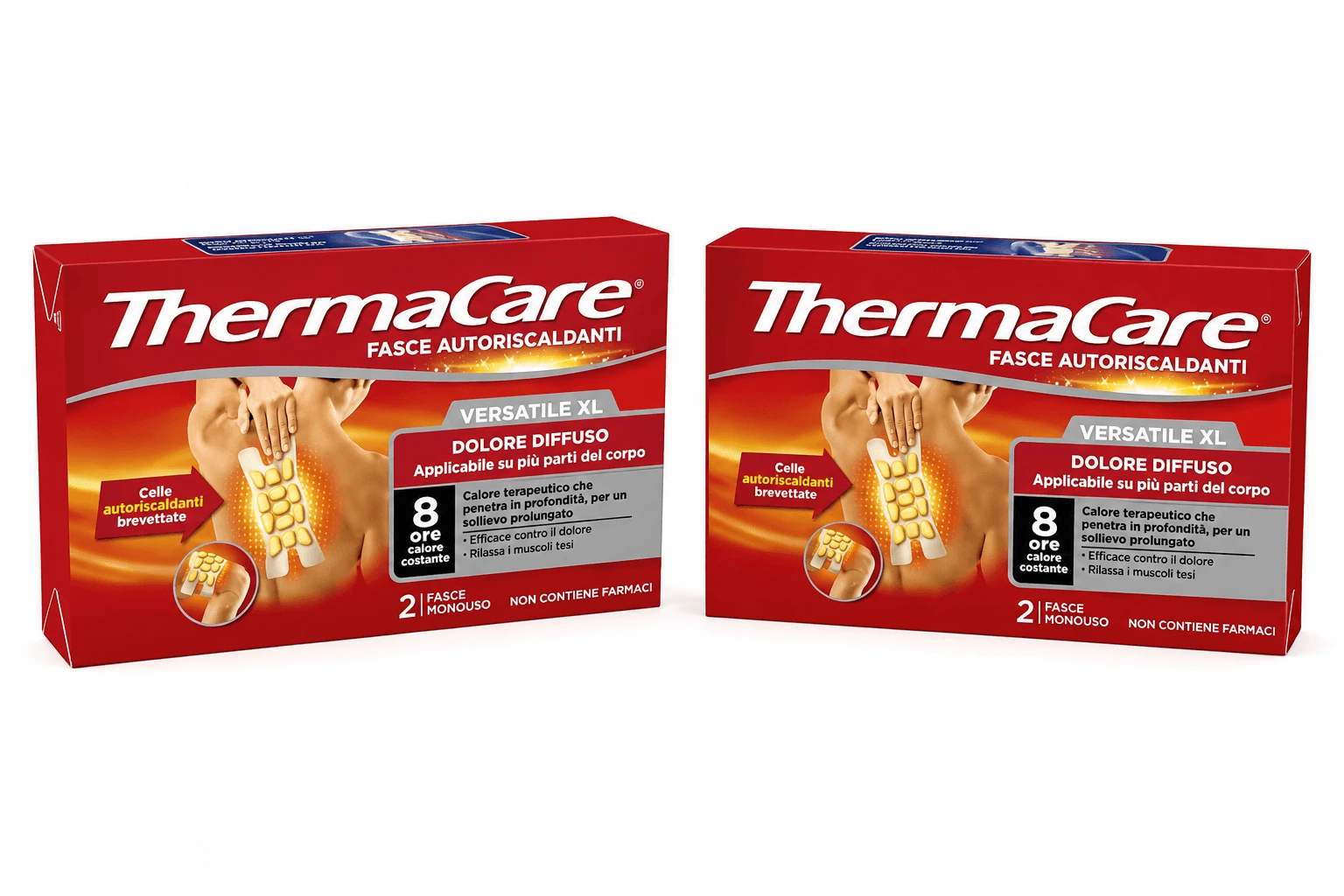 THERMACARE 2x2 Versatile XL Heat Patches for Widespread Pain