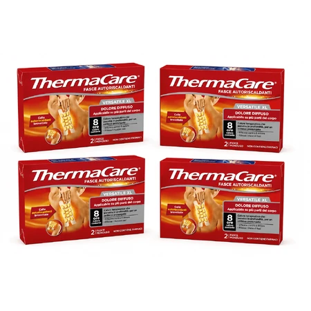 THERMACARE 4x2 Versatile XL Heat Patches for Large Areas of Pain