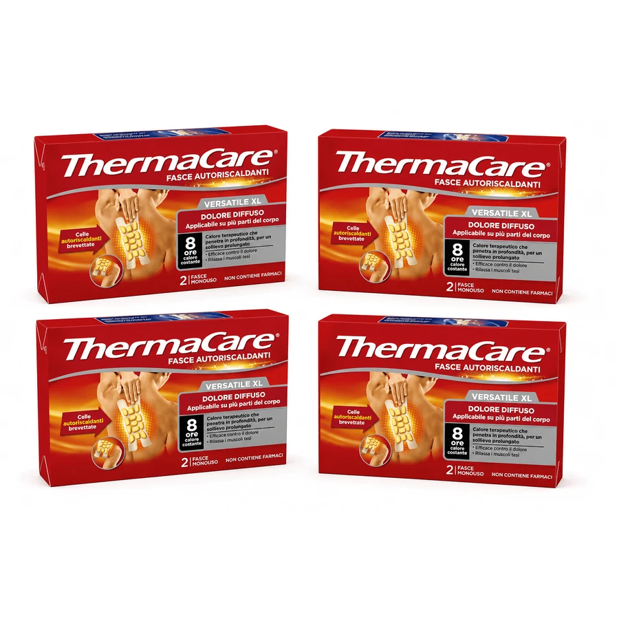 THERMACARE 4x2 Versatile XL Heat Patches for Large Areas of Pain