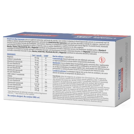 Urimil Forte Max Liposomen, 45 Kapseln, Naturpharma