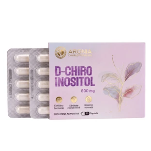 D-Chiro-Inositol 600 mg — 30 gélules pour l'équilibre hormonal féminin, la santé reproductive et le contrôle de la glycémie