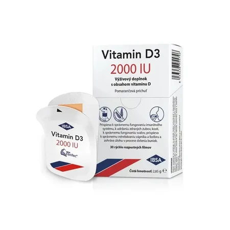 VITAMIN D3 IBSA 2000 IE 1×30 Tabletten, Nahrungsergänzungsmittel