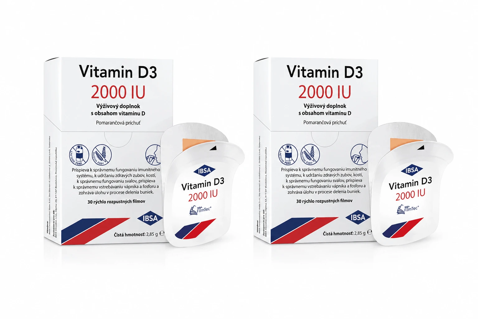 VITAMIN D3 IBSA 2000 IU 2×30 tablets, dietary supplement