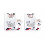 VITAMIN D3 IBSA 2000 IU 2×30 tablets, dietary supplement