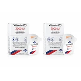 VITAMIN D3 IBSA 2000 IU 2×30 tablets, dietary supplement