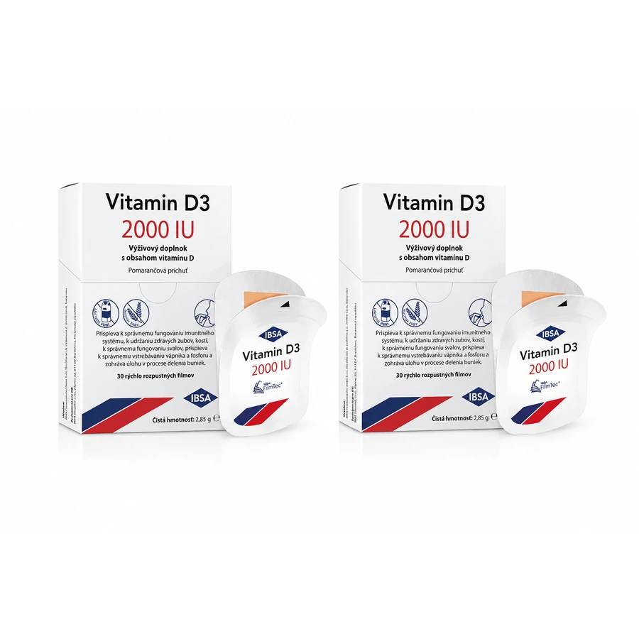 VITAMIN D3 IBSA 2000 IU 2×30 tablets, dietary supplement