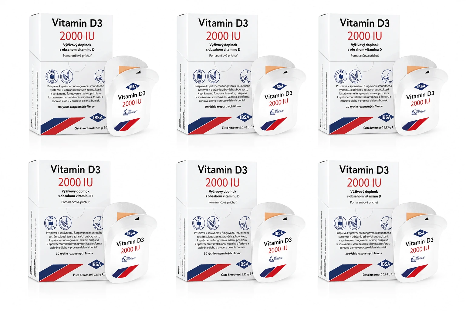 VITAMIN D3 IBSA 2000 IU 6×30 tablets, dietary supplement