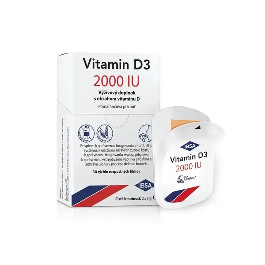 VITAMIN D3 IBSA 2000 IU 6×30 tablets, dietary supplement