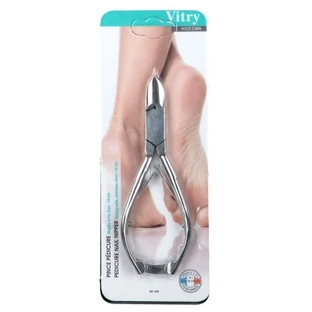 Vitry Foot Care pedicure-tang voor sterke nagels, roestvrij staal, 14 cm