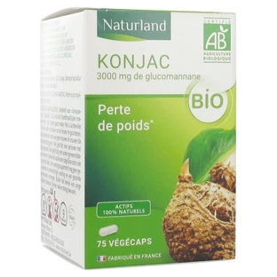 Konjac ecológico de Naturland, 75 cápsulas vegetarianas