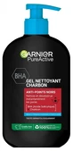 Garnier PureActive Reinigingsgel met houtskool tegen mee-eters, 250 ml