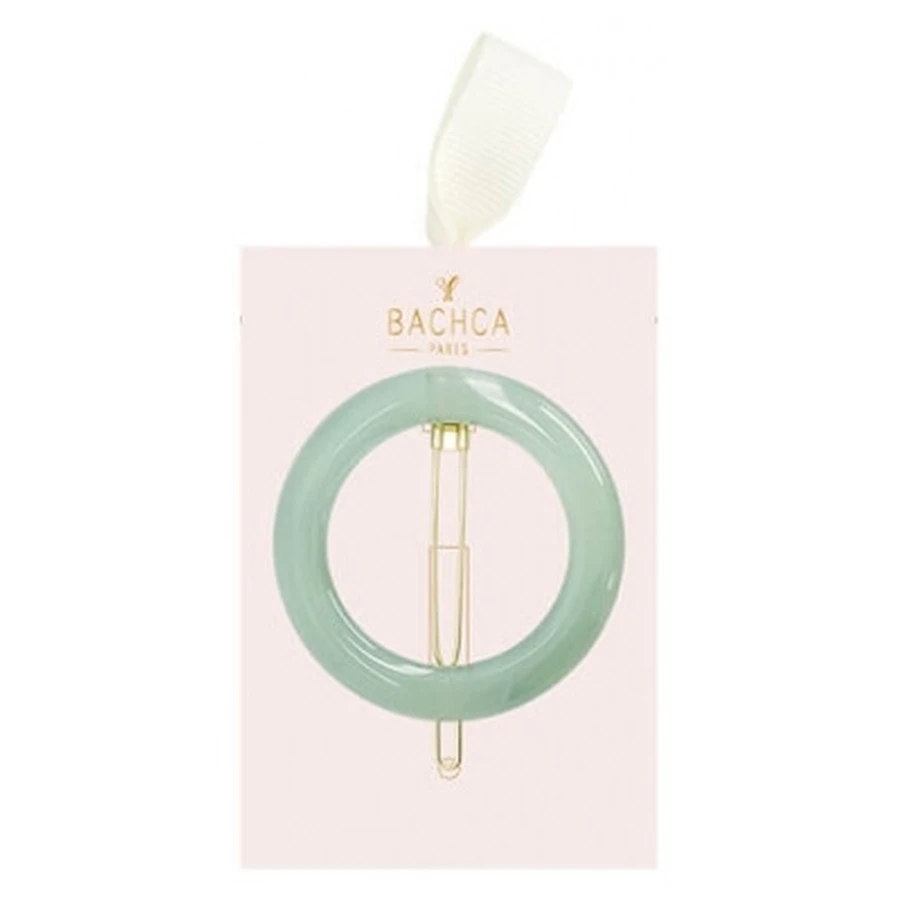 Pinza redonda para el pelo Bachca, verde aguamarina