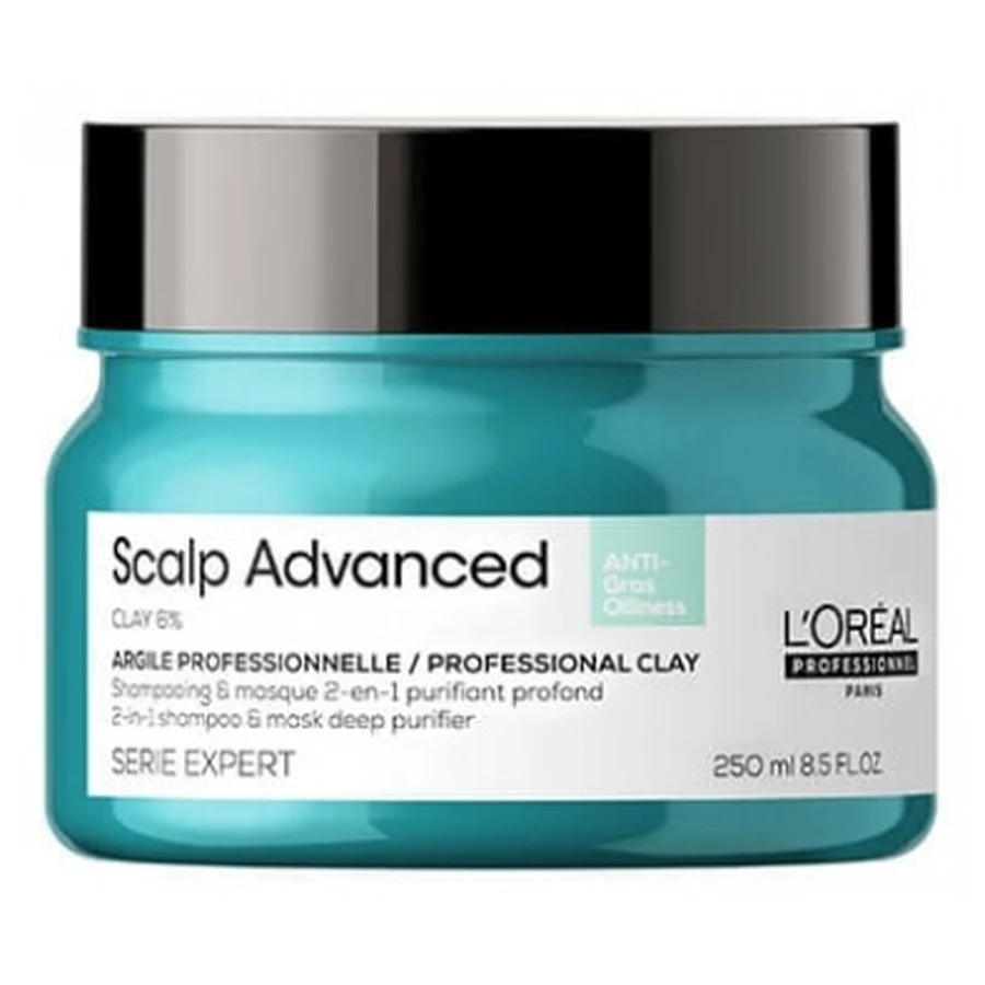 L'Oréal Professionnel Scalp Advanced L'Oréal Clay: champú-mascarilla 2 en 1 de limpieza profunda Scalp Advanced L'Oréal Pro