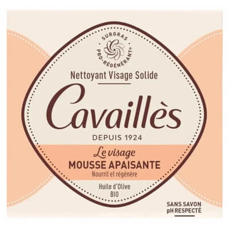 Cavaillès Vaste gezichtsreiniger, kalmerend schuim, 70 g