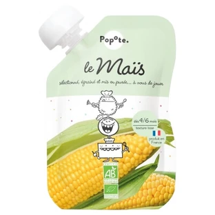 Popote Gourde Biologische maïspuree, voor baby’s vanaf 4–6 maanden, 120 g
