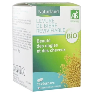Naturland Levure de Bière Revivifiable Bio 75 Végécaps