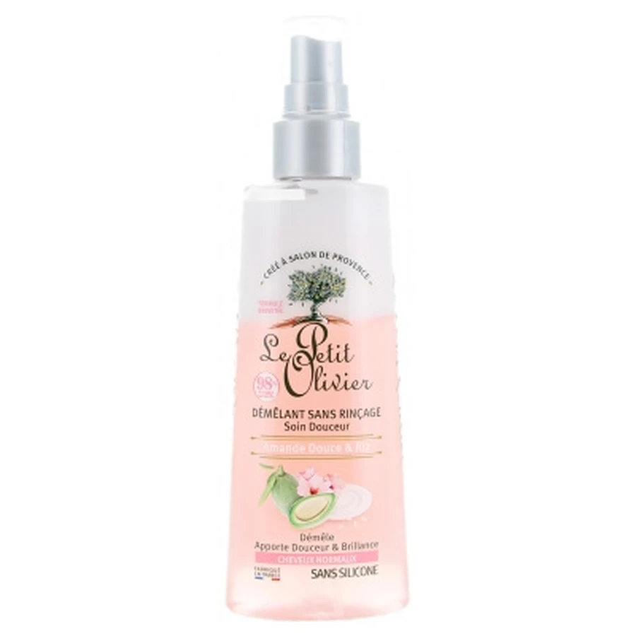 Le Petit Olivier Leave-In Detangler: Zachte verzorging met zoete amandel en rijst, 150 ml