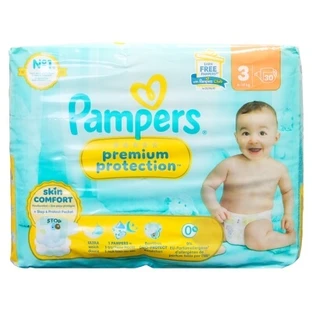 Pampers Premium Protection Skin Comfort Taille 3 30 Couches (6-10 kg)