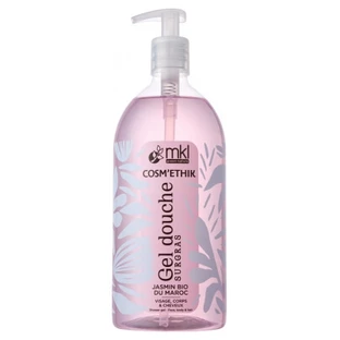 MKL Green Nature Cosm'Ethik Gel Douche Surgras Jasmin Bio du Maroc 1 L