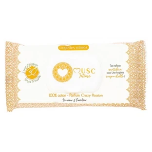 Musc Intime Crazy Passion Intimate Wipes, 30 Wipes
