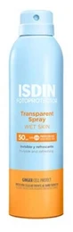 Isdin – przezroczysty spray przeciwsłoneczny do stosowania na mokrą skórę SPF 50, 100 ml