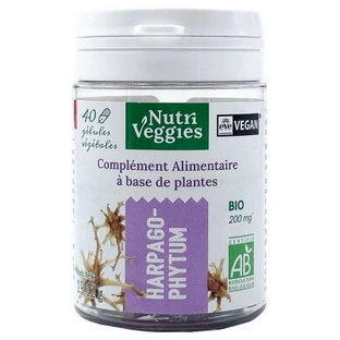 Nutriveggies Organic Harpagophytum 40 Capsules