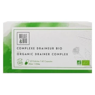 Complejo de drenaje orgánico Belle & Bio, 60 cápsulas