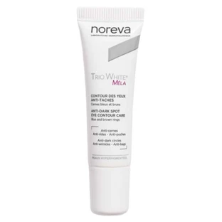 Crema para el contorno de los ojos Noreva Trio White Mela contra las manchas oscuras, 10 ml
