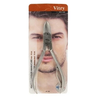 Vitry Men Care Stainless Steel Manicure Nail Clipper, 12 cm