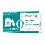 Oenobiol Hair Expert Anti-Aging-behandeling tegen haaruitval, verpakking van 2 x 60 tabletten