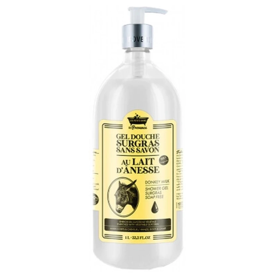 Les Petits Bains de Provence Gel Douche Lait d'Ânesse 1 L