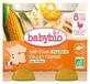 Babybio Sweet Corn with Chicken, 8 Months and Up, Organic, 2 Jars of 200 g