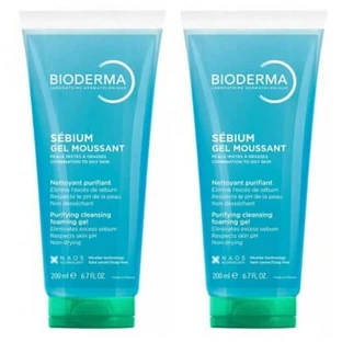 Bioderma Sébium Reinigendes Schaumgel, 2er-Pack (je 200 ml)