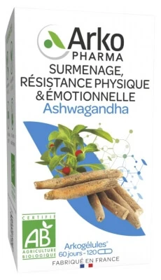 Arkopharma Arkogélules Organic Ashwagandha 120 Capsules
