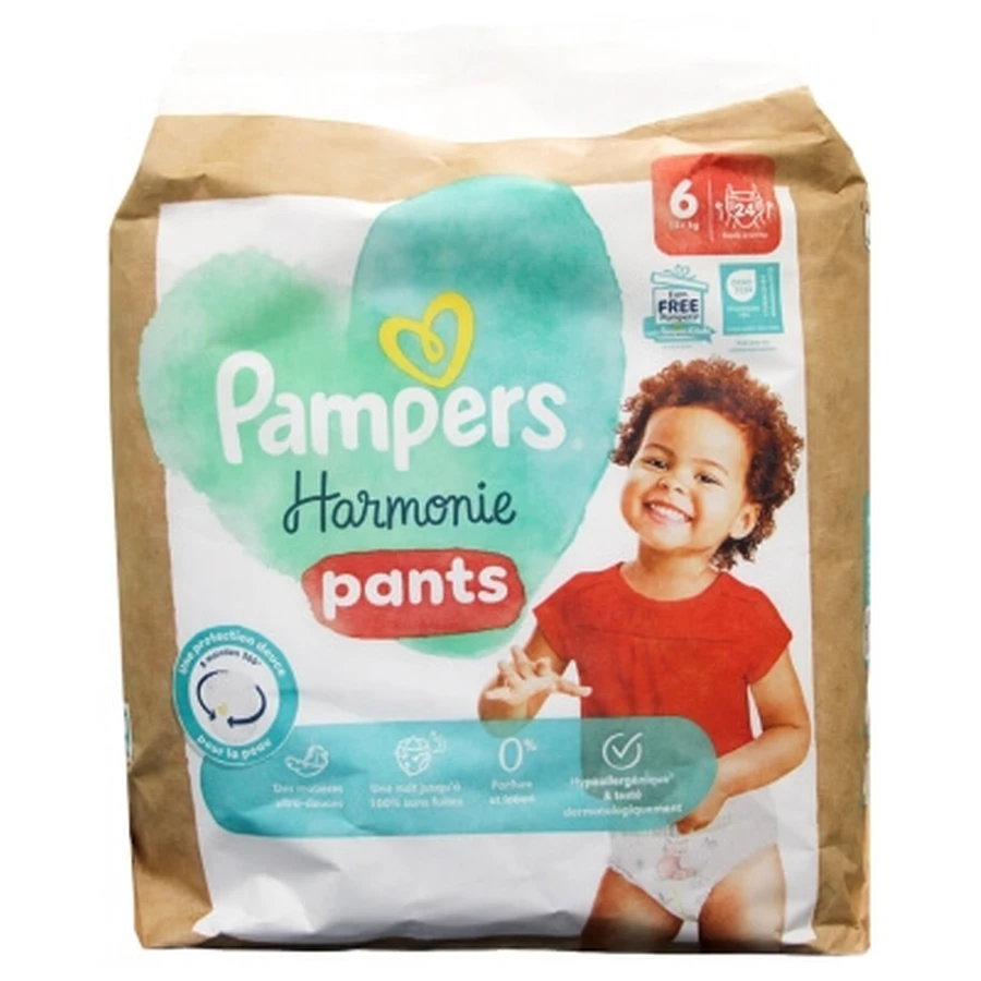 Pampers Harmonie Pants maat 6, 24 luiers (vanaf 15 kg)