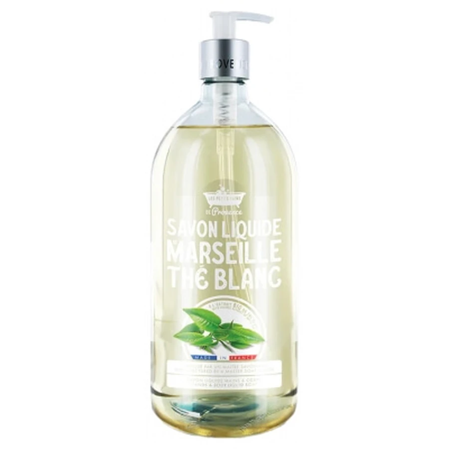 Jabón de Marsella «Les Petits Bains de Provence» con té blanco, 1 L
