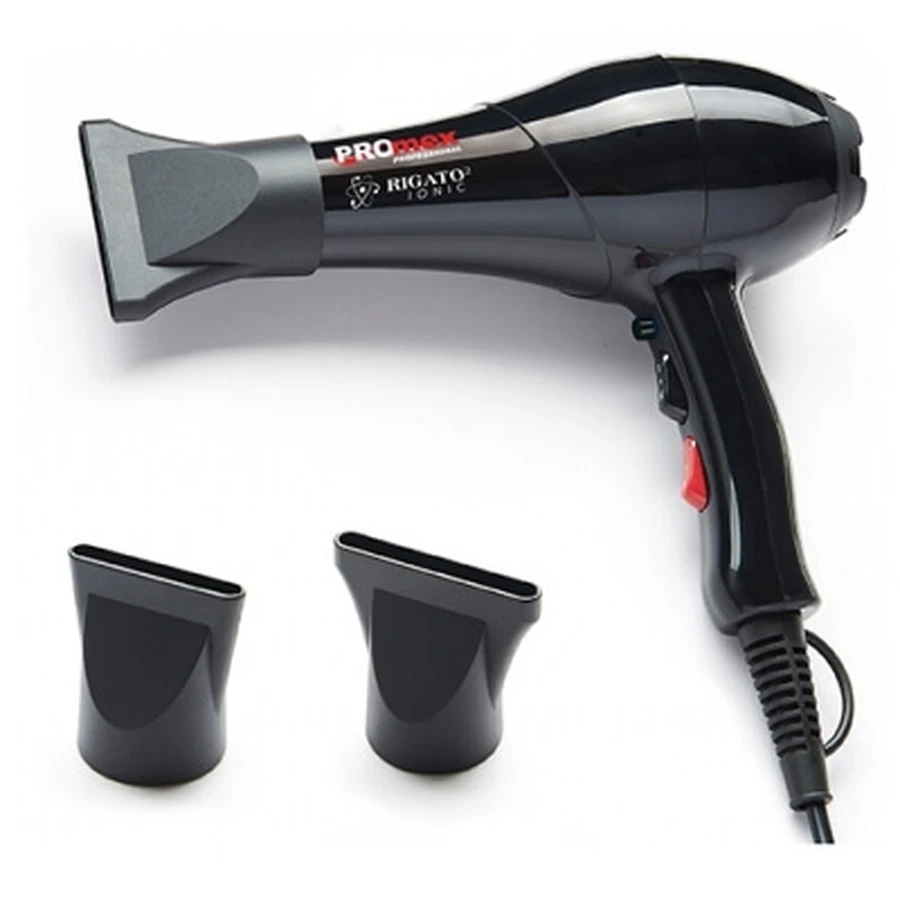 Promex Rigato-2 Ionic Hair Dryer, Black
