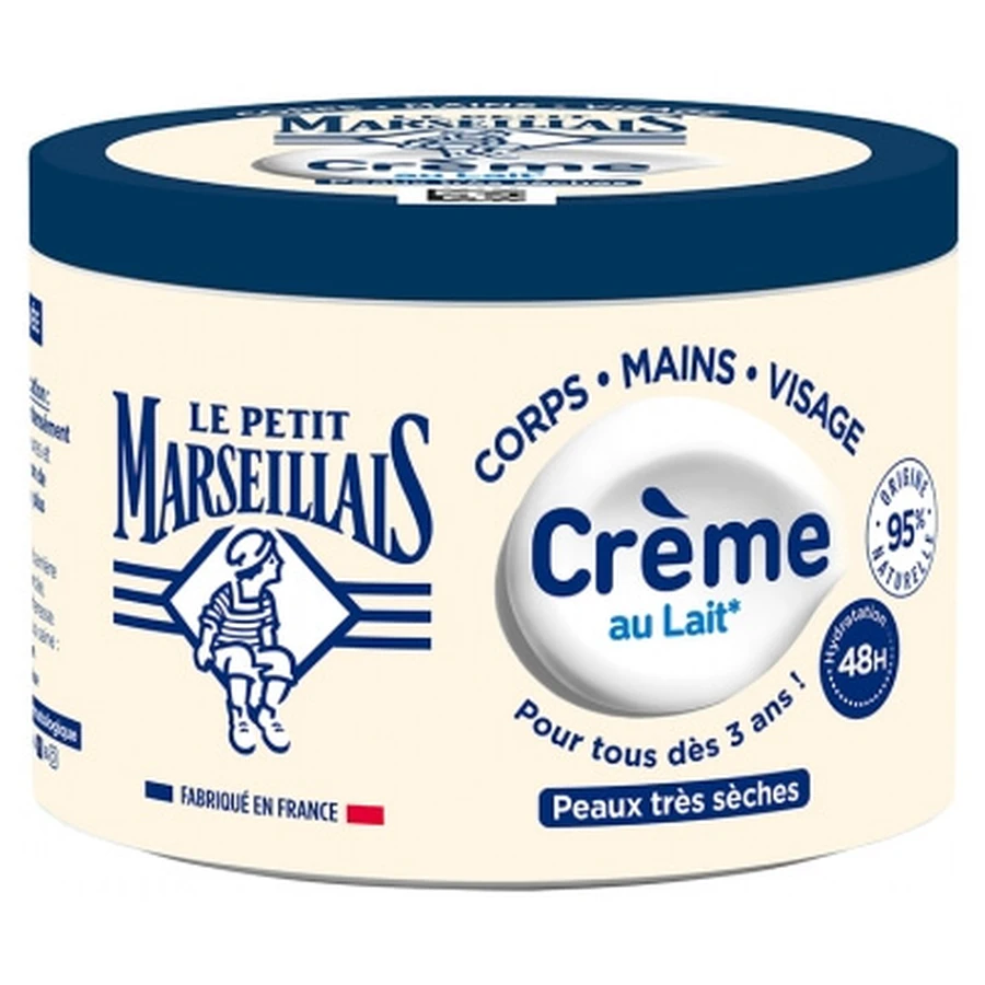 Le Petit Marseillais 48-Stunden-Feuchtigkeitsmilchcreme für sehr trockene Haut, 360 ml